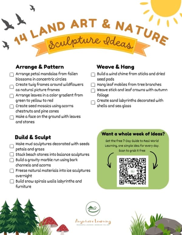 14 Land Art & Nature Sculpture Ideas