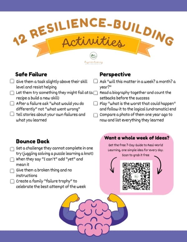 Resilience Checklist: 12 Challenges for Kids