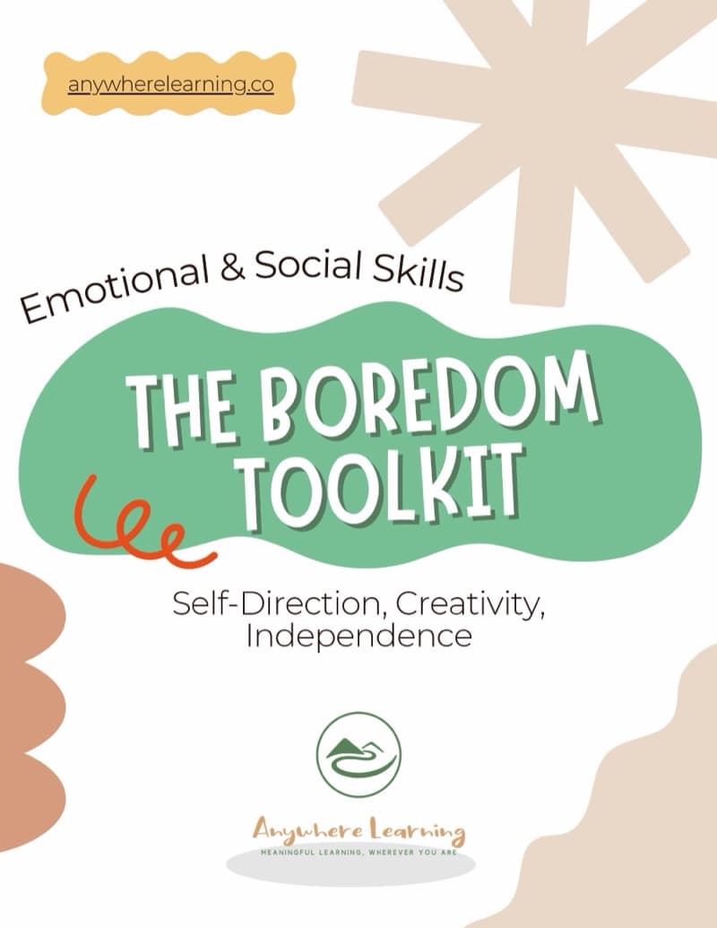 The Boredom Toolkit — Emotional & Social Skills activity guide cover