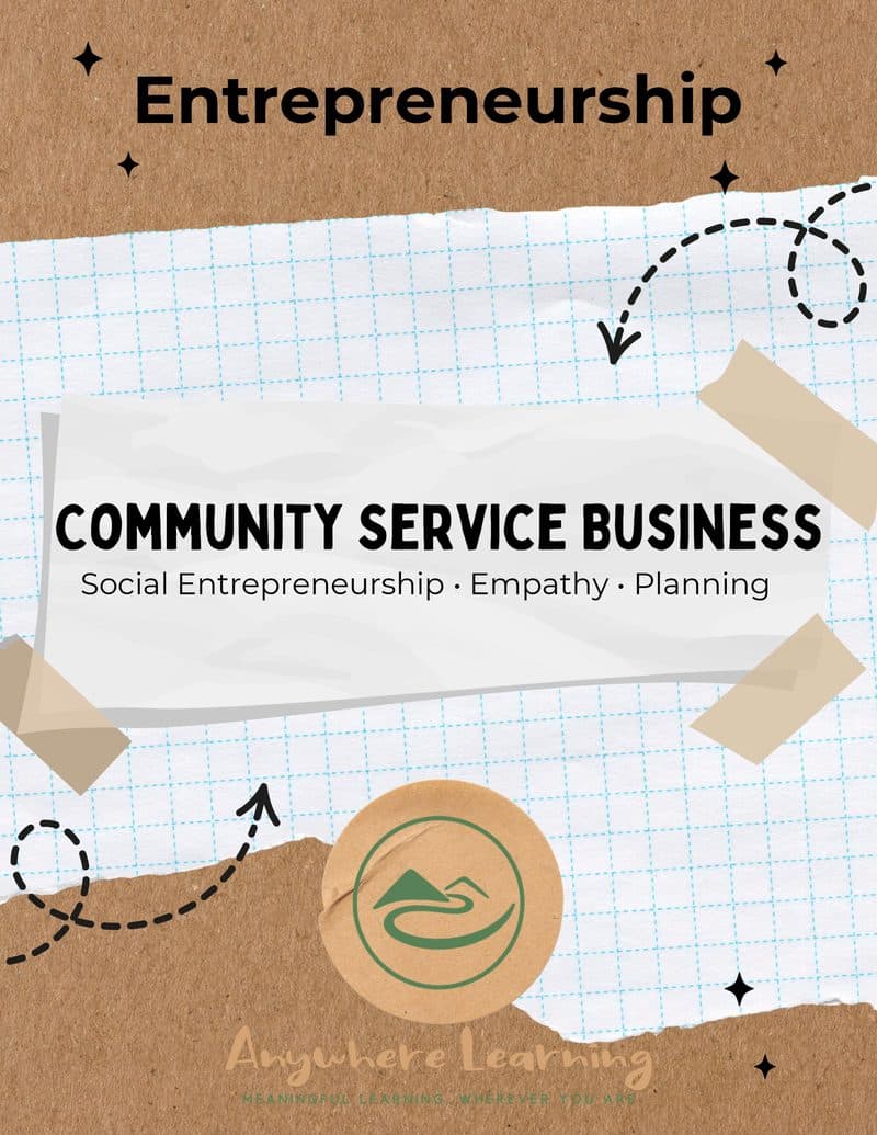 Community Service Business — Entrepreneurship activity guide cover