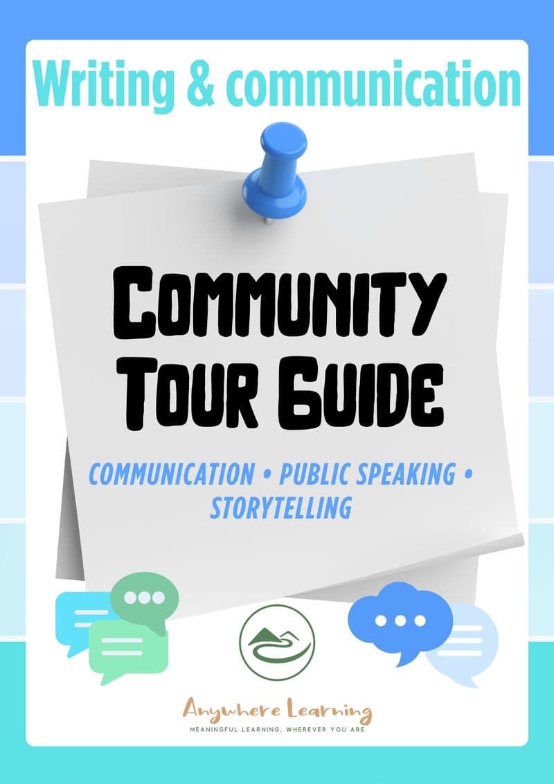 Community Tour Guide — Communication & Writing activity guide cover