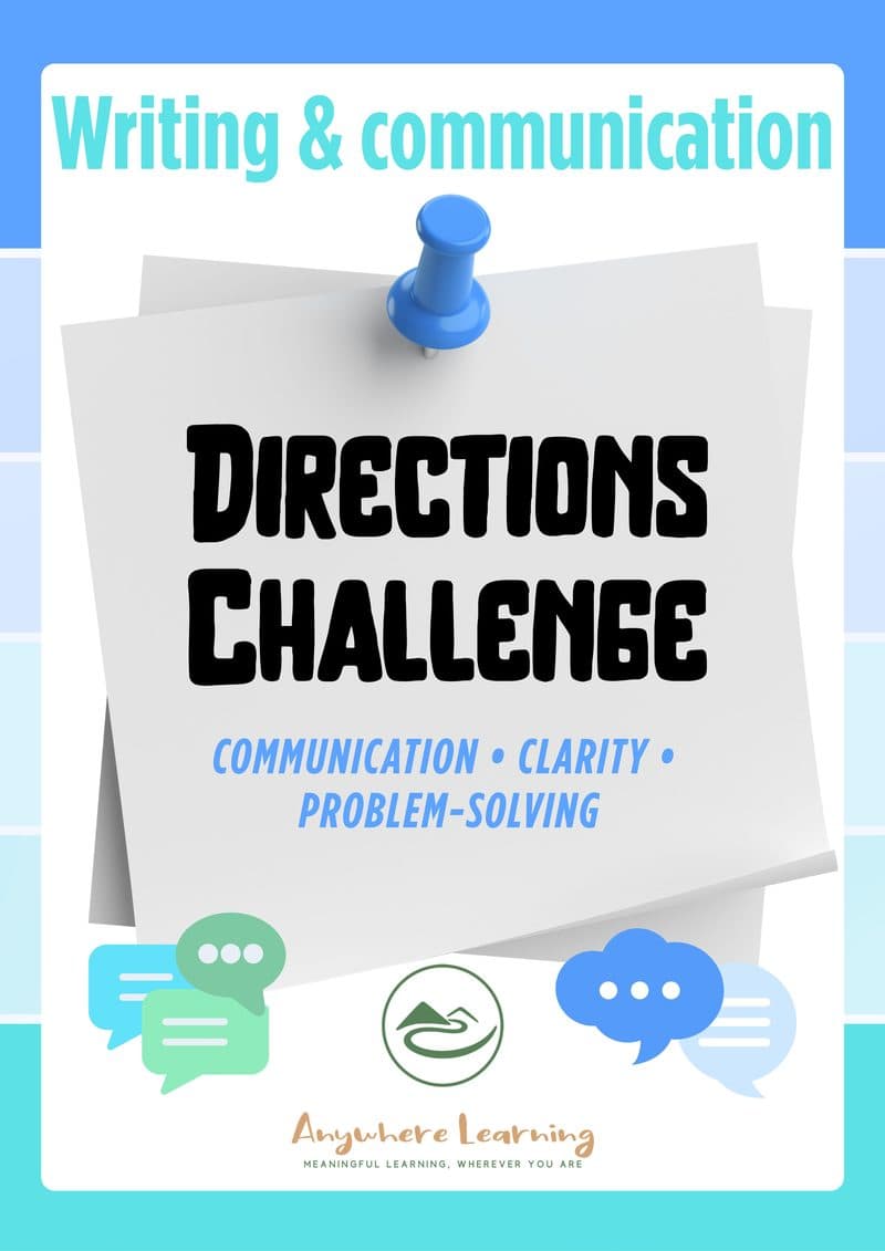Directions Challenge — Communication & Writing activity guide cover