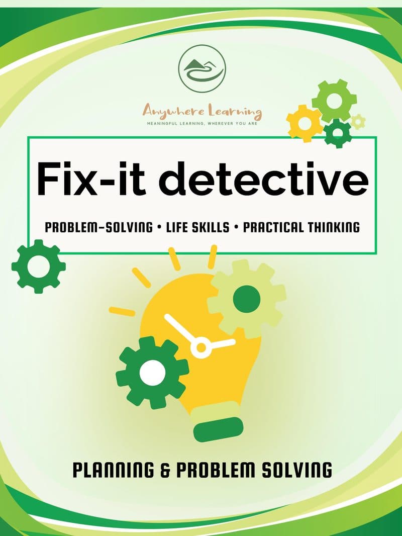 Fix-It Detective — Planning & Problem-Solving activity guide cover