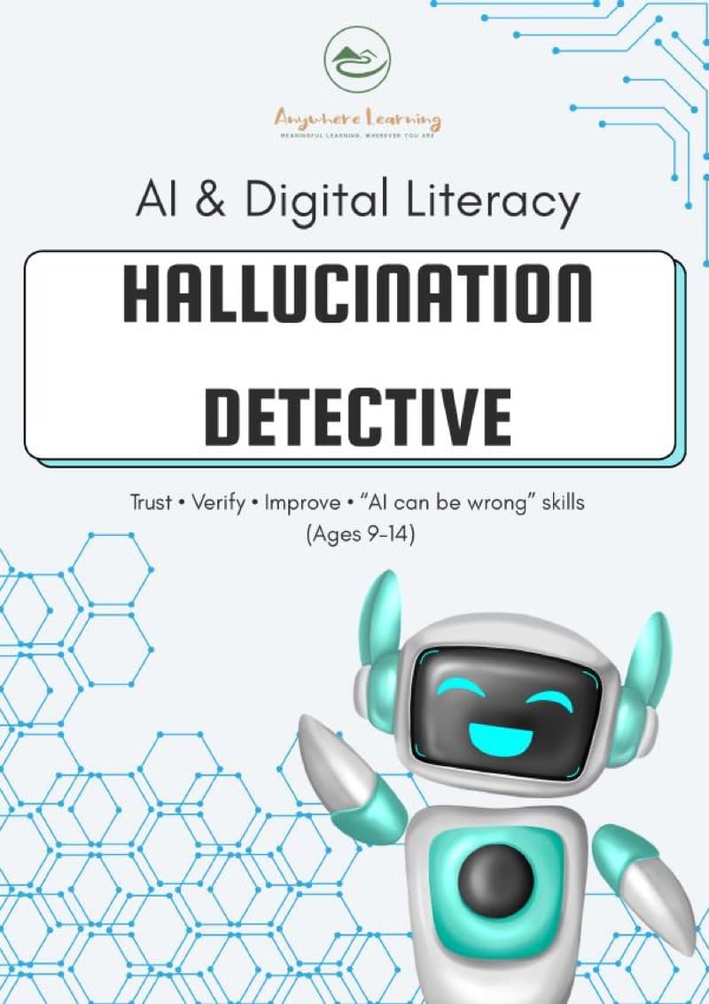Hallucination Detective — AI & Digital activity guide cover