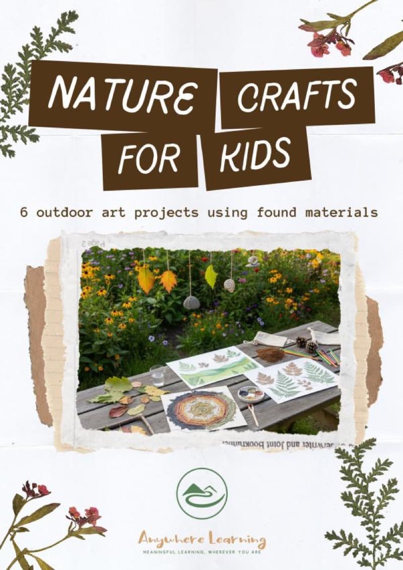 Nature Crafts for Kids — Outdoor Learning activity guide cover