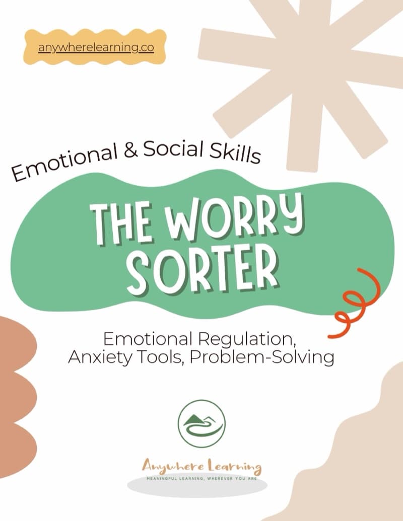 The Worry Sorter — Emotional & Social Skills activity guide cover