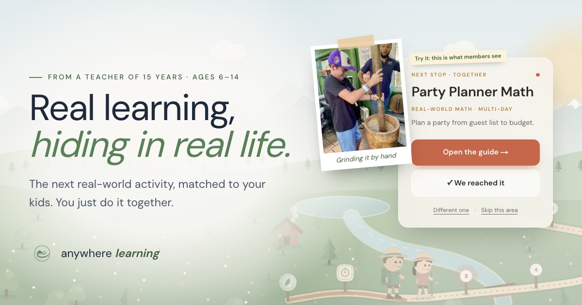 Anywhere Learning | Life Skills Activities for Kids